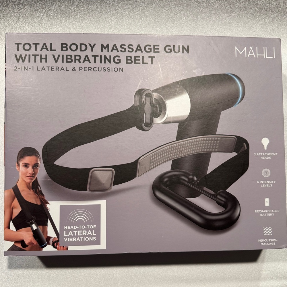 Mahli Total body massage gun with vibrating belt
